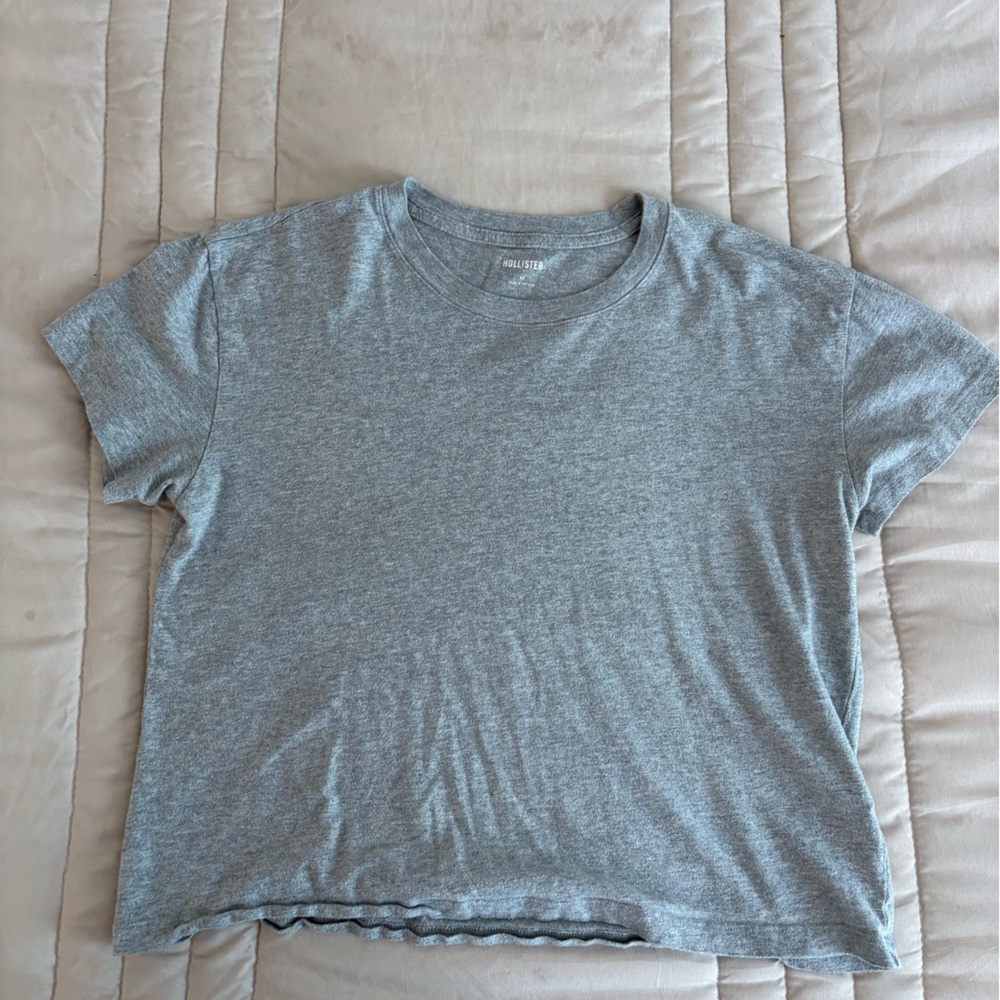 Hollister Gray Short Sleeve Tee